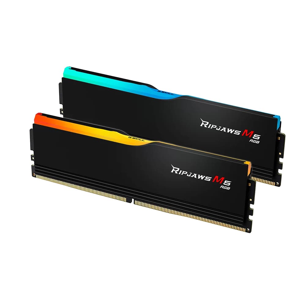 gskill 32gb (2x16gb) 6000 ddr5 ripjaws m5 rgb - 1 رم جی اسکیل GSKILL 32GB 6000 RIPJAWS M5 RGB CL36