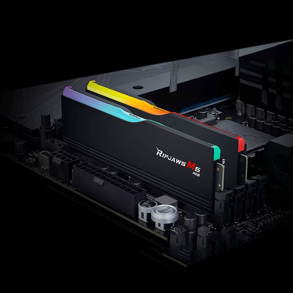 gskill 32gb (2x16gb) 6000 ddr5 ripjaws m5 rgb - 3 رم جی اسکیل GSKILL 32GB 6000 RIPJAWS M5 RGB CL36